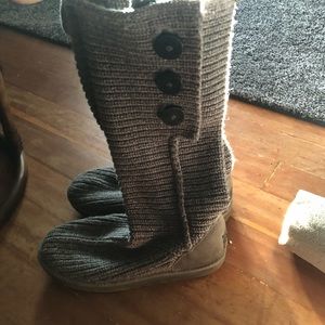 Grey tall sweater uggs